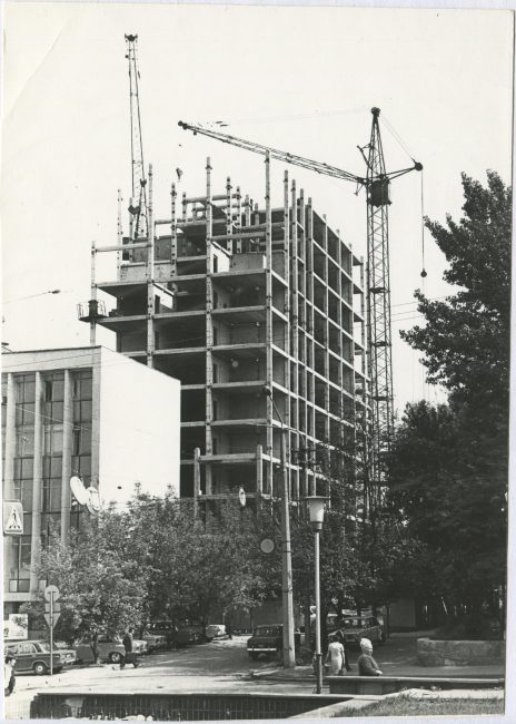 Будівництво. Фото: pastvu.com, 1971