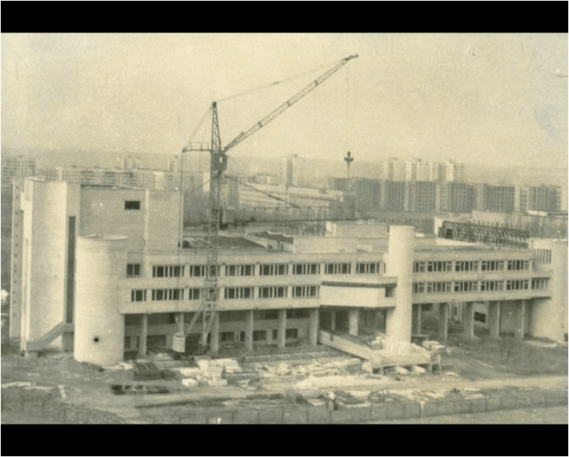 Строительство. Фото: pastvu.com, 1980-е