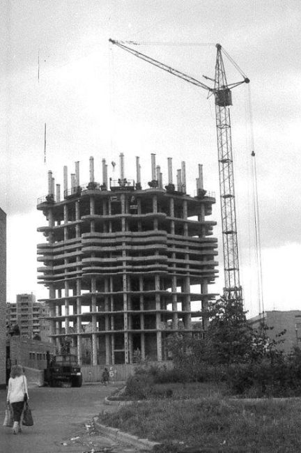 Будівництво. Фото: pastvu.com, 1988